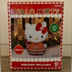 Hello Kitty in Gingerbread Dress 4.5 ft tall